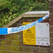 A police cordon remains in place in Stowmarket after a serious sexual assault