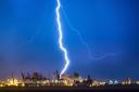 A weather warning for thunderstorms has been issued for parts of Suffolk