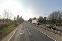 A driver suffered fractured bones in a crash on the A14 at Rougham this week