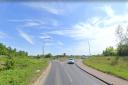 A motorcylist has been taken to hospital after a crash with a lorry near the A14 outside Stowmarket