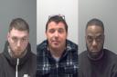 Daniel McCallion, Danny Blueyes and Lamar Dagnon are among those jailed in Suffolk and north Essex this week