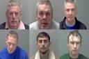 The faces of some of the criminals put behind bars in Suffolk this week