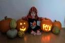 Fox is celebrating his first ever Halloween. Picture: KELLY-MARIE TAYLOR