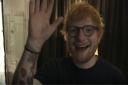 Ed Sheeran had a very special message for his fans at Project 21 Picture: ALEX MUNN