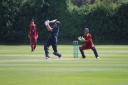 Suffolk skipper Adam Mansfield in action, keeping wicket. Picture: NICK GARNHAM