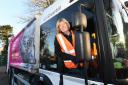 The names of bin lorries in Babergh and Mid Suffolk have been revealed