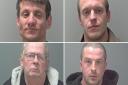 These are the faces of some people to be jailed in Suffolk this week
