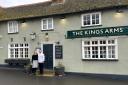 Lucy and Grant Newland have stepped down from the management of The Kings Arms, which is temporarily closed while the new team moves in.