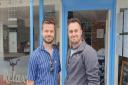 Tom Mills and Ryan Luke are launching Langams Wine Bar by Heart of Suffolk Distillery, Supplied
