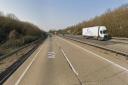 There are currently delays on the A14 this morning