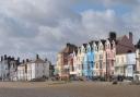 Aldeburgh seafront is bursting with colour