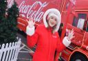 The Coca-Cola Christmas Truck tour has been cancelled due to coronavirus. Pictured is Ellen Downe outside the Whitehouse Asda, on a previous visit from the Christmas truck. Picture: GREGG BROWN