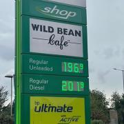 Fuel prices at BP in Martlesham