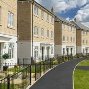 Previous phase homes on the Northfield View development near Stowmarket
