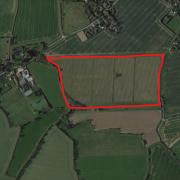 The site of Scarff's Farm Vineyard who has applied for planning application to hold events all year round.