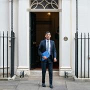 Chancellor of the Exchequer Rishi Sunak leaves 11 Downing Street as he heads to the House of Commons to deliver his Spring Statement.