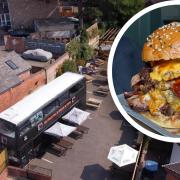 Burgers, Wings & Ribs operates from a double-decker bus outside the Duke of York pub in Ipswich