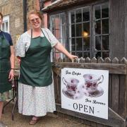 Kathryn Baker and Claire Scotford, co-owners of Teacups in Woolpit