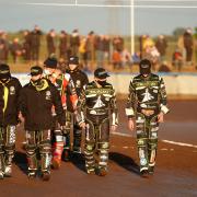 The Witches on parade at King's Lynn on Monday. Can they see off the Aces tonight?
