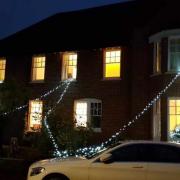 Staff at the Woodfield Court care home in Stowmarket spent hours putting up the Christmas lights display before it was destroyed by vandals.