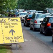 Traffic at the Suffolk Show during a previous year. Picture: SIMON PARKER