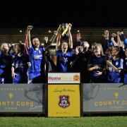 Ipswich Town Ladies lift the Suffolk Women's Cup