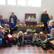 The children at Crawford\'s Primary School have collected donations for Stowmarket Foodbank.