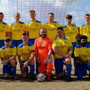 Stowupland Falcons FC adult reserves team have been sponsored by Vistry Group, which is building new Linden Homes properties at Oak Farm Meadow in Stowupland.