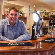 Jim Rowbotham, new landlord of Old Chequers in Friston