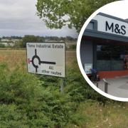 An M&S Foodhall would be among the new businesses at the proposed retail park.