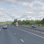 The A14 westbound is closed following a serious collision