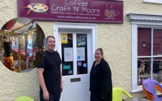 Steve Moore and Lesley Moore from Coffee Craft 'N' Moore in Needham Market are celebrating five years on the High Street and are backing a new Christmas campaign to get shoppers spending money with independent businesses over the festive season