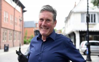 Keir Starmer visits local businesses in Ipswich Picture: CHARLOTTE BOND